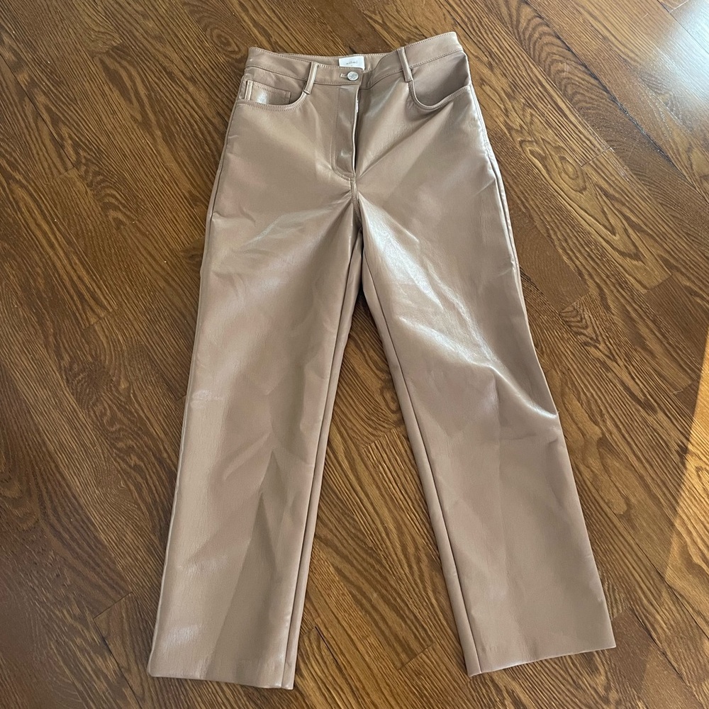 Wilfred aritzia leather Melina pant